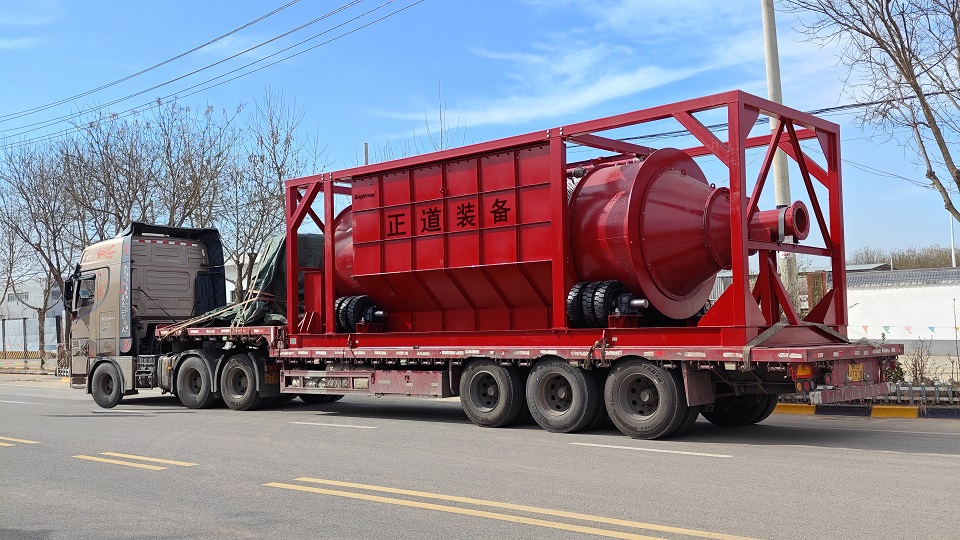 BWGT1500大型滾筒篩交付埃及客戶(hù)